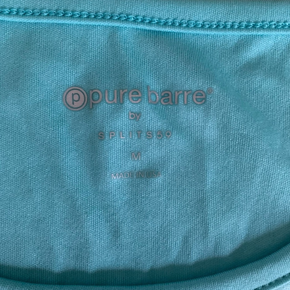 Pure Barre Teal Muscle Tank Top by Splits59 - Picture 5 of 5